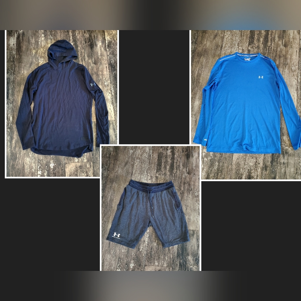 Under Armour Mens Clothing Bundle. Large